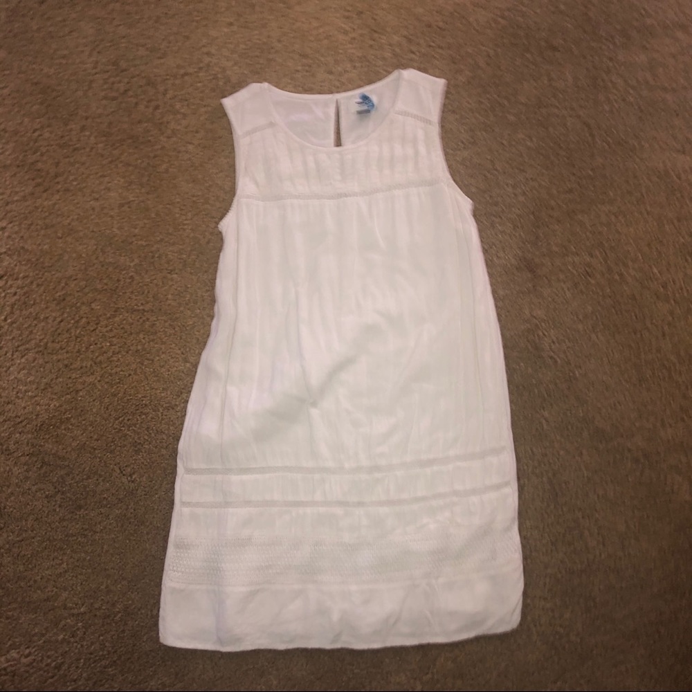Old Navy White Linen Dress